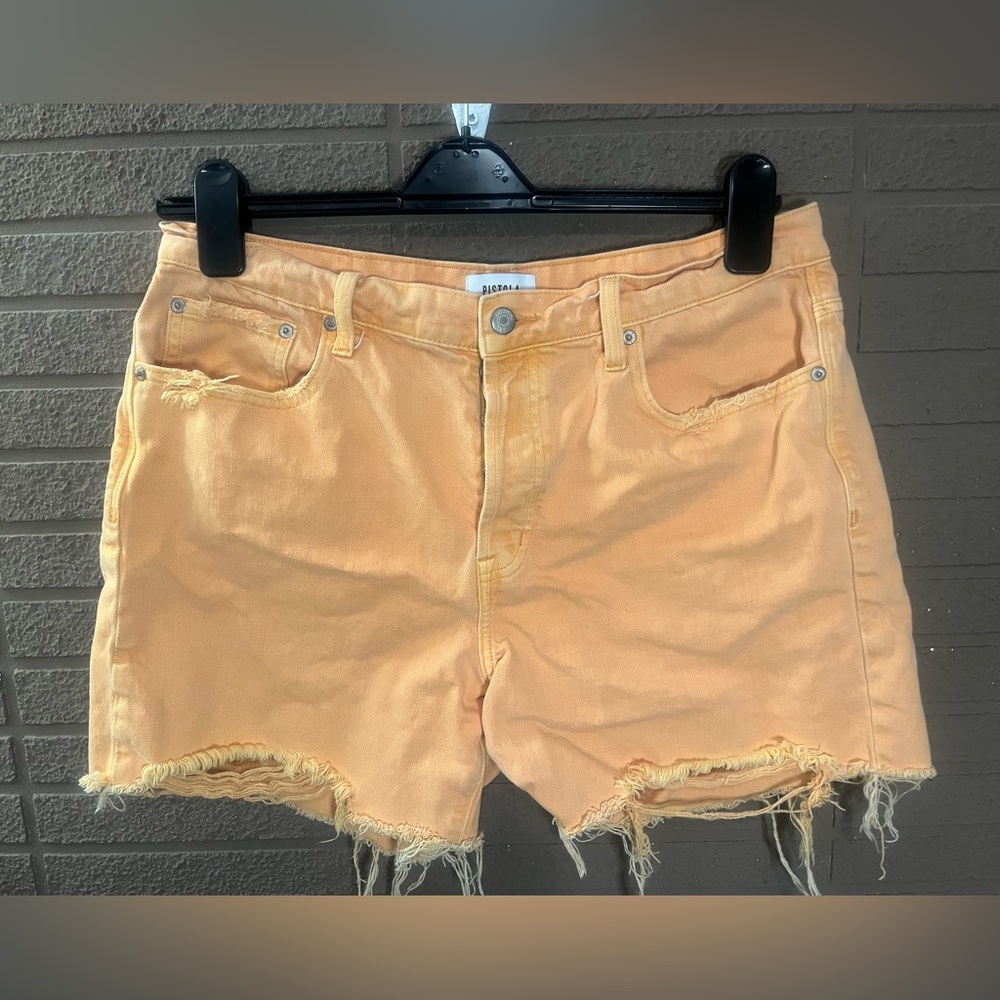 Pistola Peach Jean Shorts